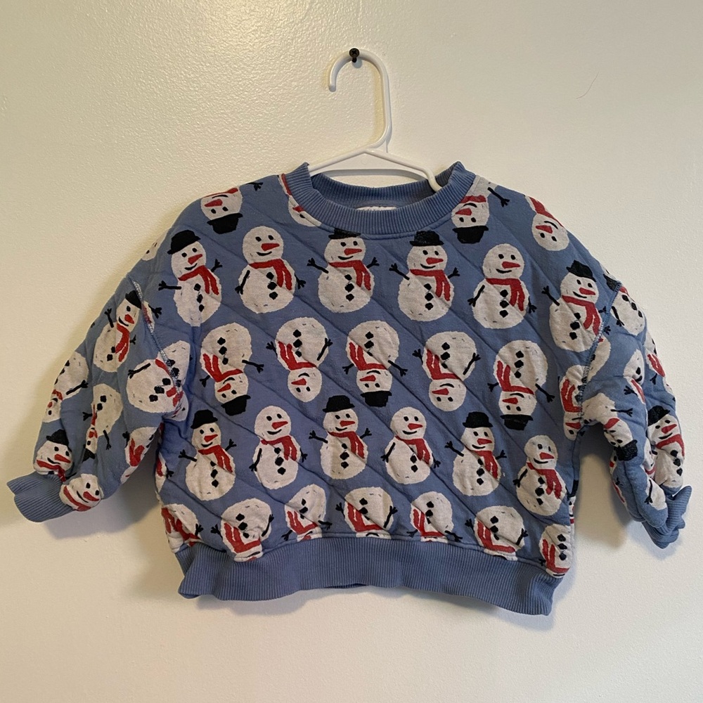 Zara Snowman Sweatshirt